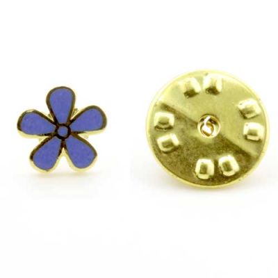 Gilt Metal Forget Me Not Masonic Lapel Pin (or Badge)