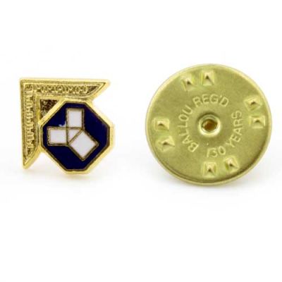 Gilt Metal Past Master’s Masonic Lapel Pin