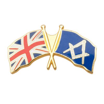 UK Crossed Flag Badge