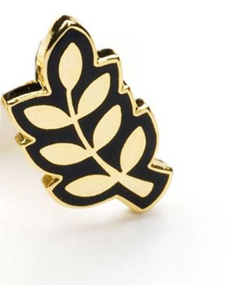 Masonic Acacia Leaf Pin Badge