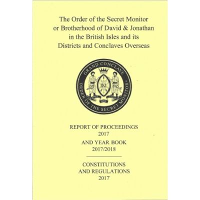 OSM Book of Constitutions and Regulations 2017/2018