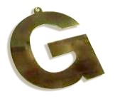 Brass "G"