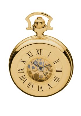 Mount Royal Half Hunter Skeleton Watch