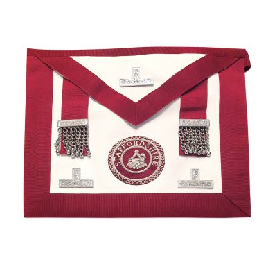 Complete Masonic Stewards Apron with badge Collar & Jewel
