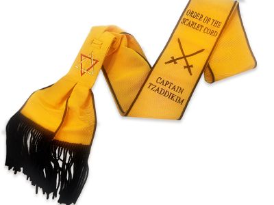 Order of the Scarlet Cord Tzaddikim Sash
