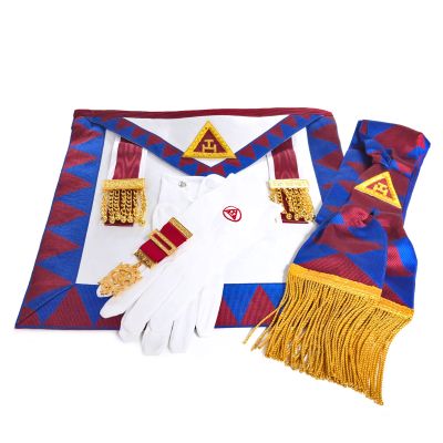 Bargain Scottish Royal Arch Principals Apron, Sash, Jewel & Gloves