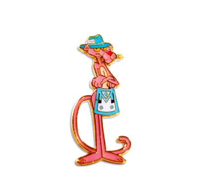 Masonic Pink Panther Badge