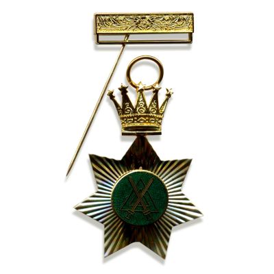 Scottish Red Cross Knight Past Chief Breast Jewel