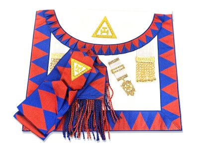 Spanish Royal Arch Companions Apron & Sash with Jewel