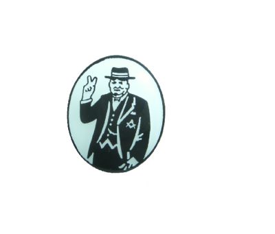 Masonic Winston Churchill Badge