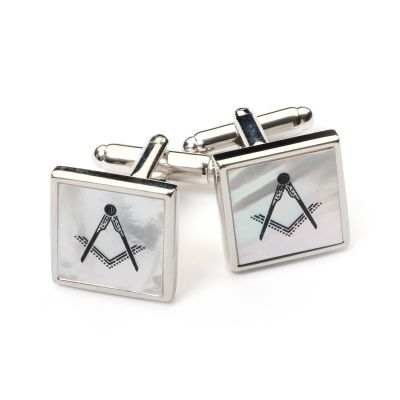 Masonic Mother of Pearl Cufflinks