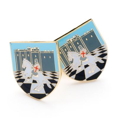 Knights Templar Crusader Masonic Cufflinks