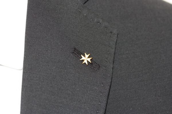Gilt Metal Knights of Malta Masonic Lapel or Tie Pin