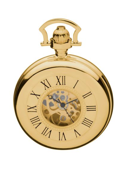 Mount Royal Half Hunter Skeleton Watch
