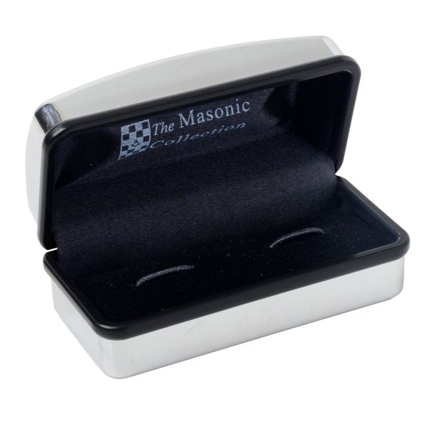 Red Rugby Masonic Cufflinks
