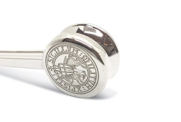 Freemasons Sterling Silver KT Knights Templar Napkin Hook/Holder