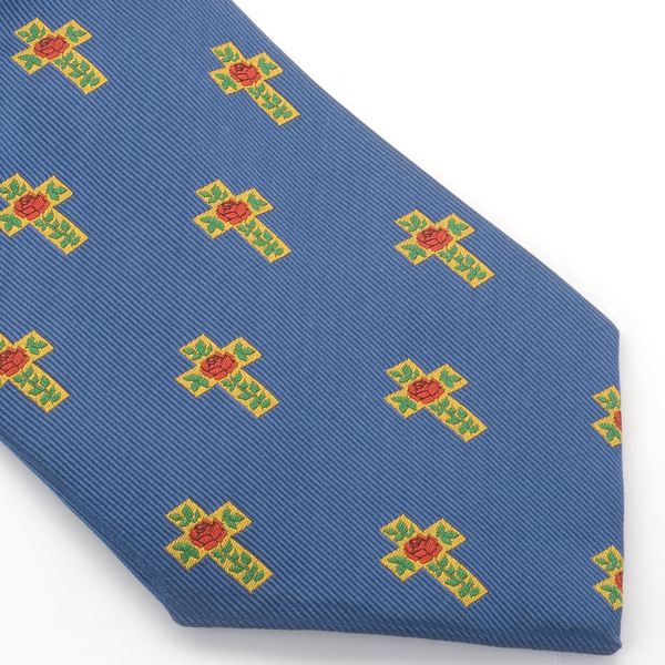 Rose Croix Masonic Silk Woven Tie