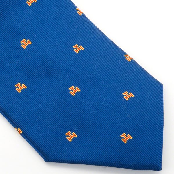 The Blue colour Masonic Tie is made with Tau Design Woven
