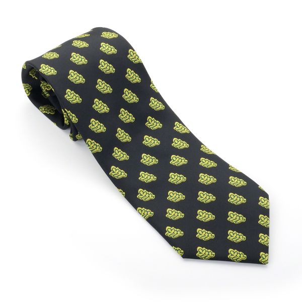 Acacia Leaf Tie & Matching Cufflinks