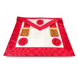 Masonic Scottish Rite Apron - ASSR - Master good Mason - Square Compass MB Flaming Star