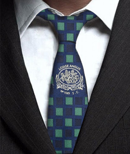 Custom Masonic Lodge Tie